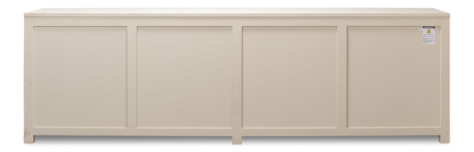 Eight Is Enough Sideboard, Whitewash by Sarreid Ltd - view 8