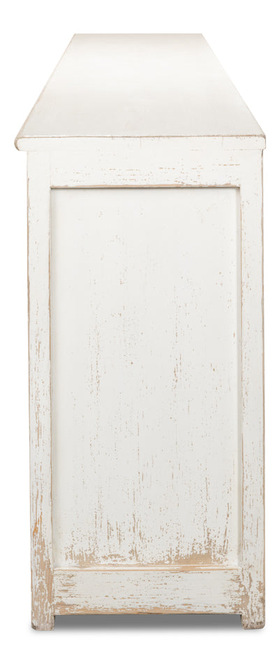 Eight Is Enough Sideboard, Whitewash by Sarreid Ltd - view 9