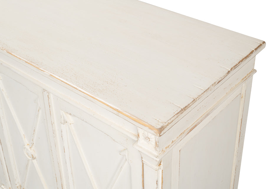Marksman Sideboard, Whitewash by Sarreid Ltd - view 5