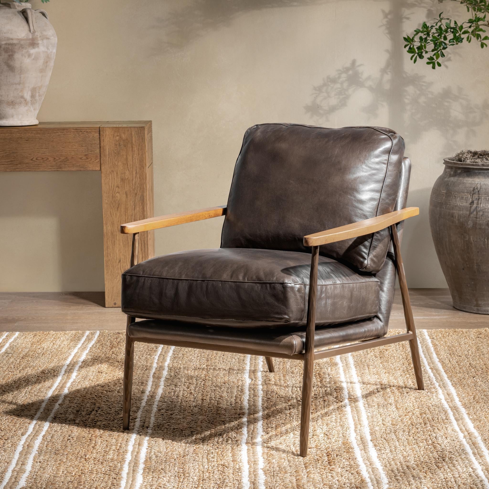 Christopher Accent Chair - Adobe Tan