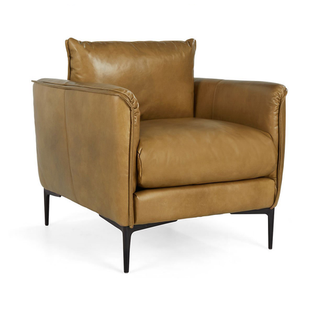 Abigail Leather Club Chair