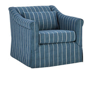 Lana Swivel Chair - Navy Blue