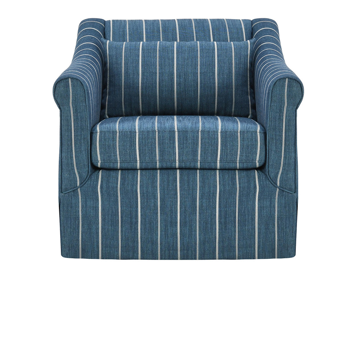 Lana Swivel Chair - Navy Blue