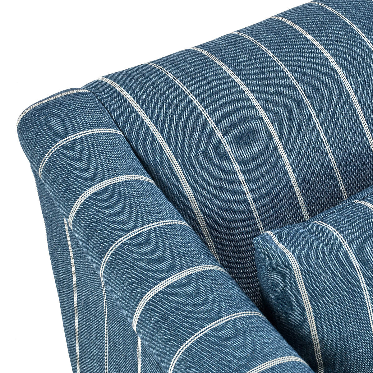 Lana Swivel Chair - Navy Blue