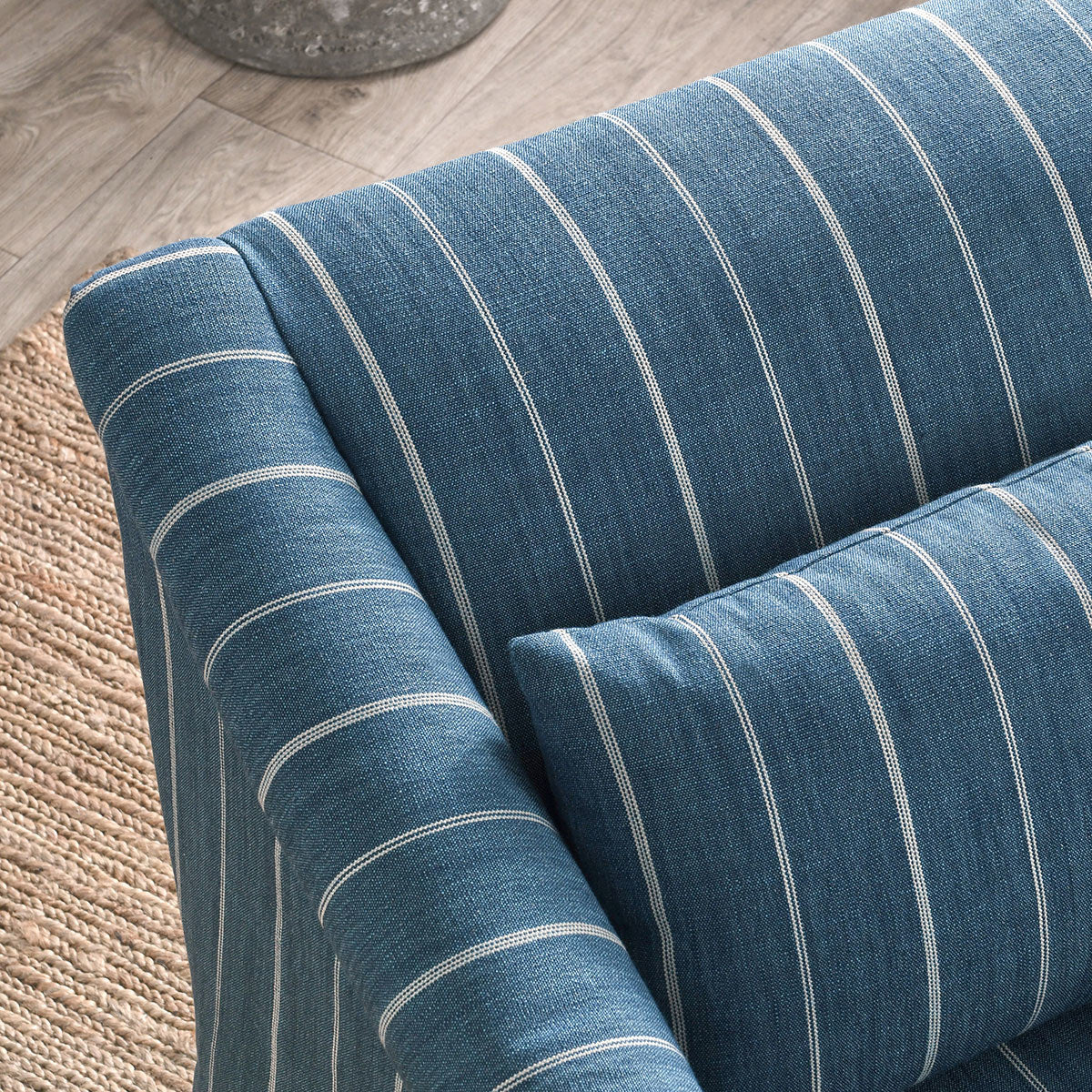 Lana Swivel Chair - Navy Blue
