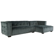 Element Upholstered Sectional w RAF Chaise - Smoke