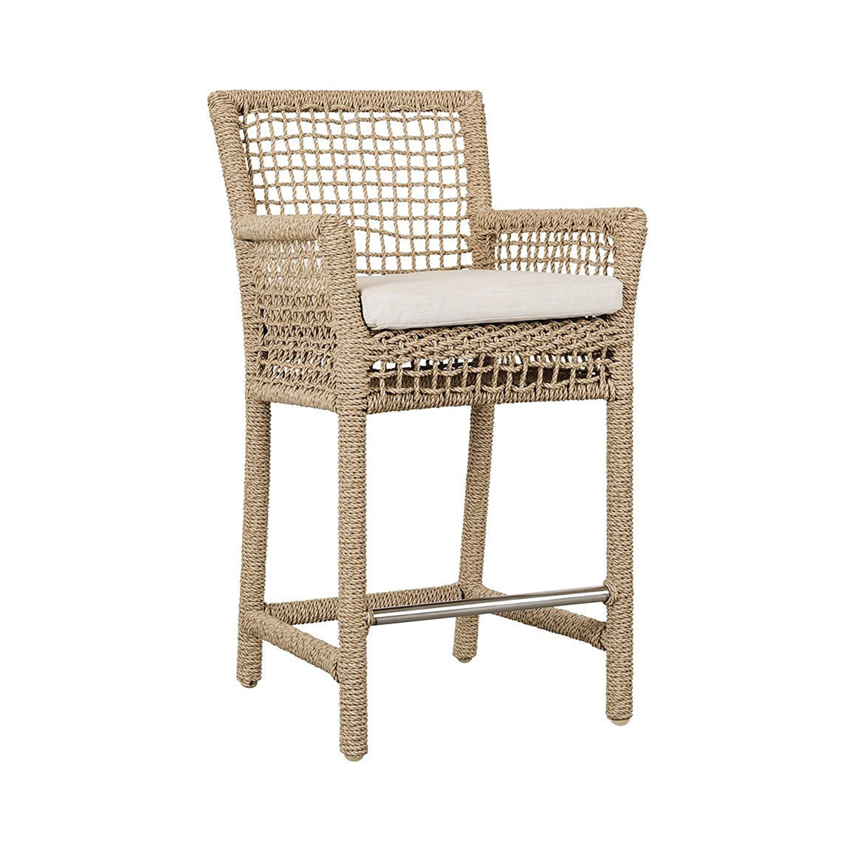 Brisbane Outdoor Counter Stool - Natural
