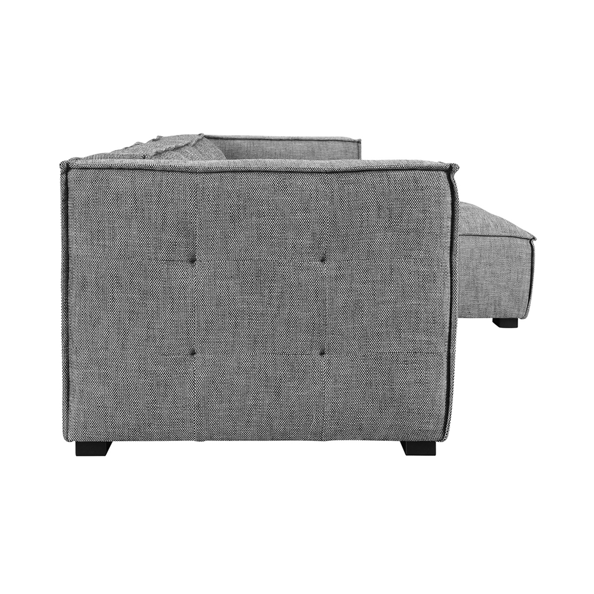 Element Upholstered Sectional w RAF Chaise - Gray