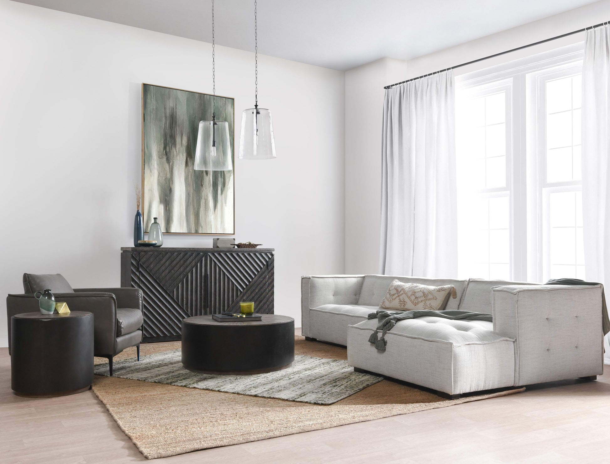 Element 2 Piece Sectional - Beige