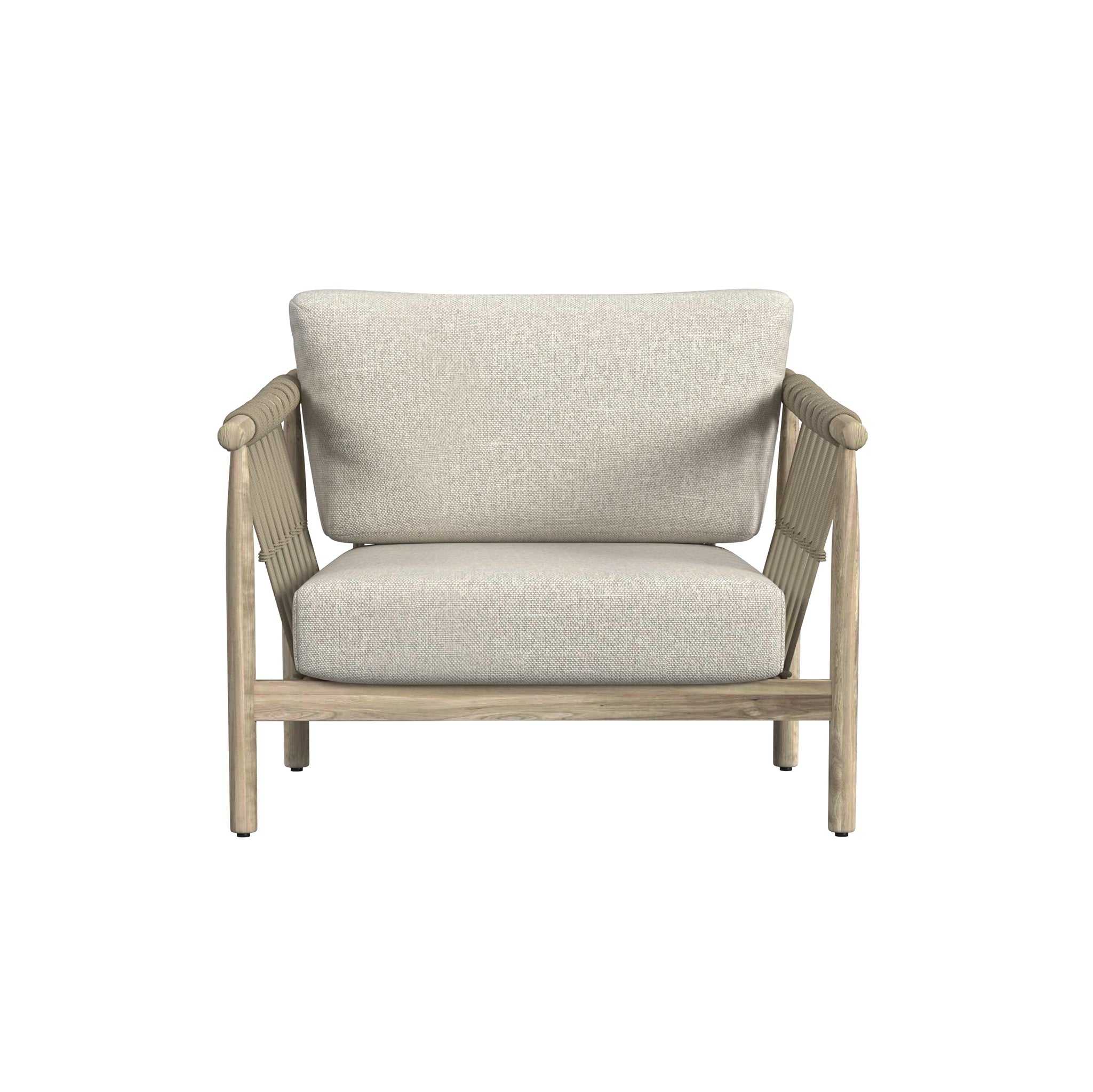Leo Outdoor Accent Chair - Taupe