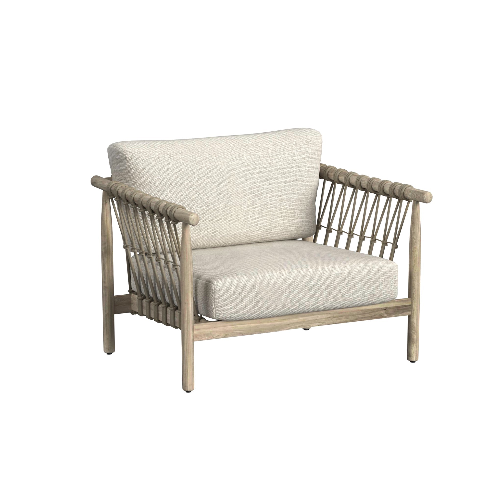 Leo Outdoor Accent Chair - Taupe