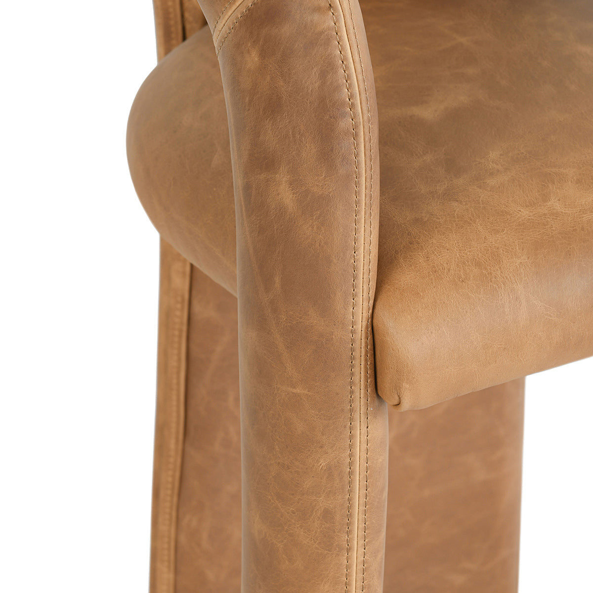 Archie Leather Counter Stool
