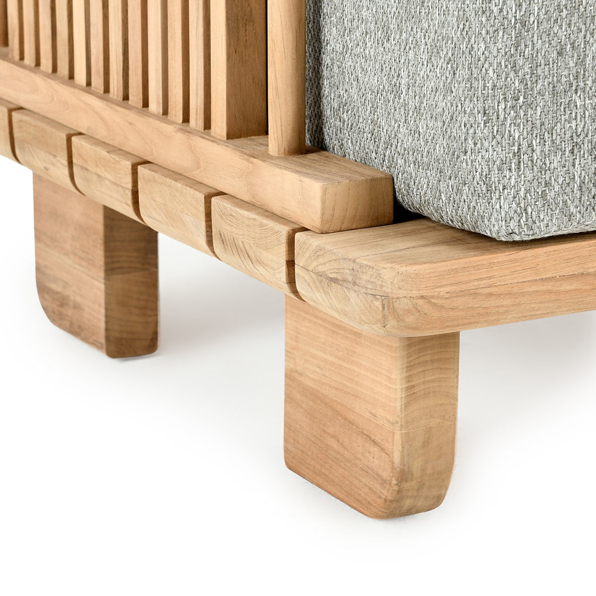 Hudson Outdoor Accent Chair - Natural/Gray