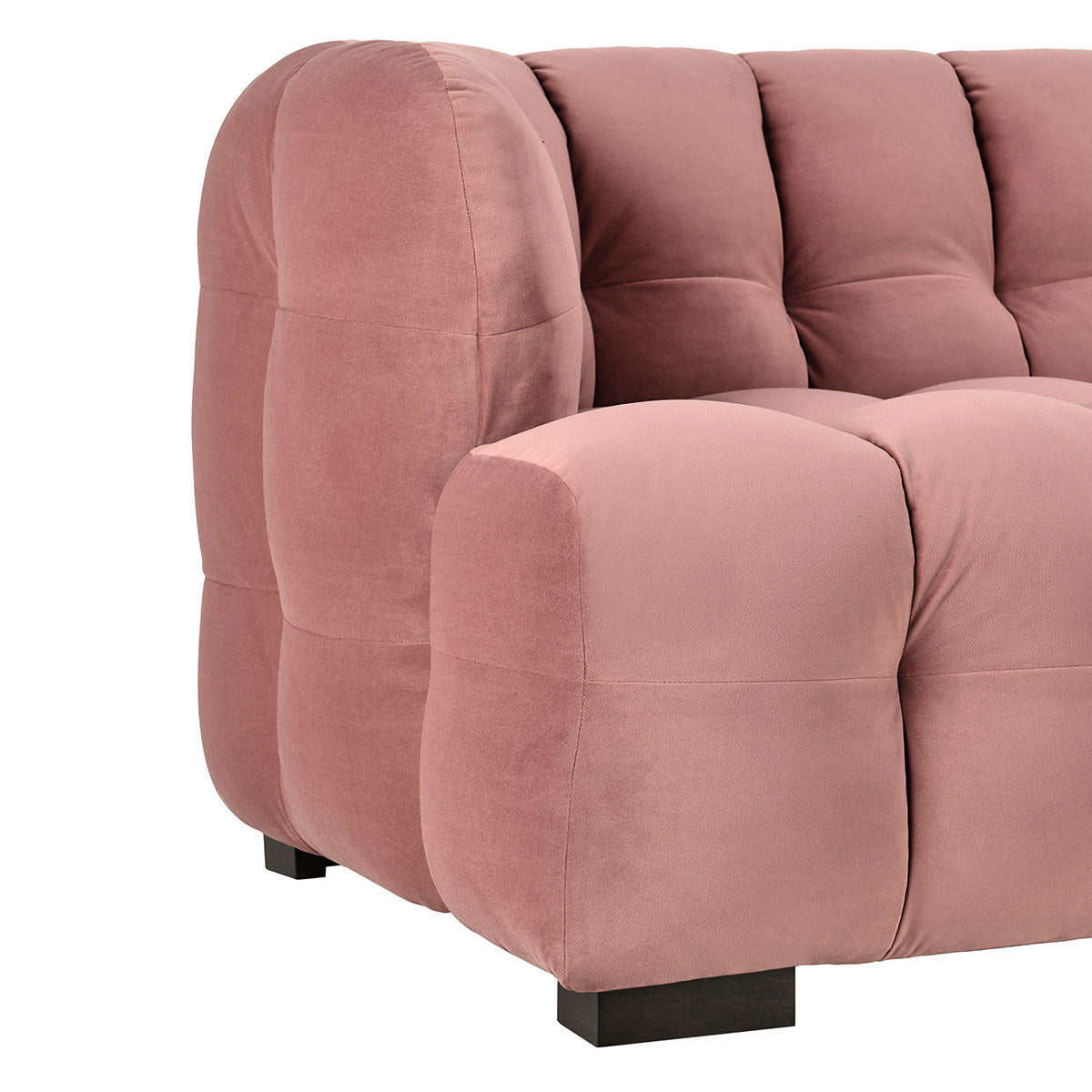 Petra Velvet Sofa - Blush