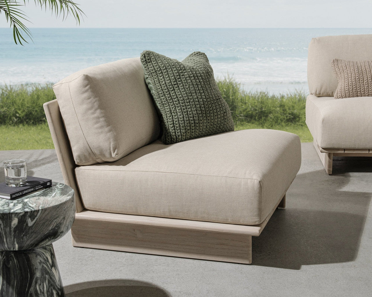 Livia Outdoor Armless Chair