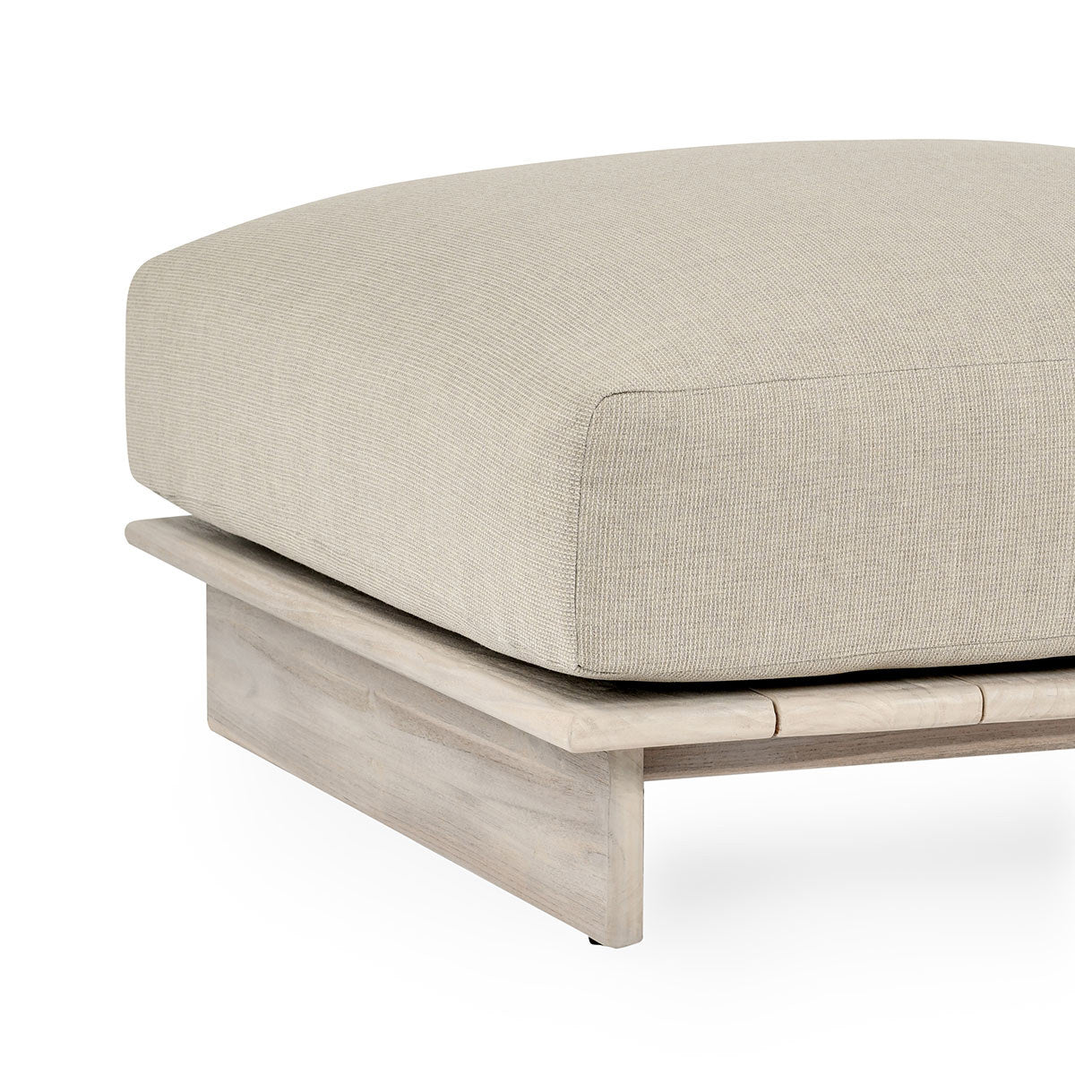 Livia Outdoor Ottoman - Taupe