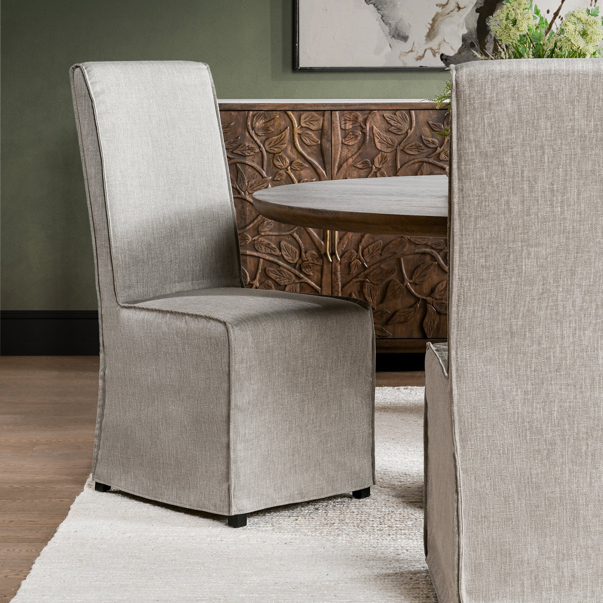 Jordan Dining Chair Set of 2 - Cool Gray