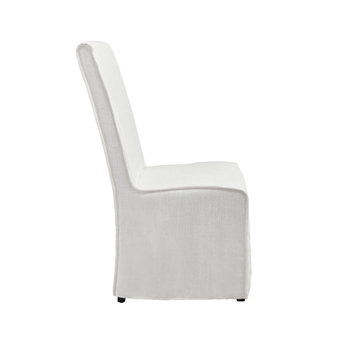 Jordan Upholstered Dining Chair Set of 2 - White