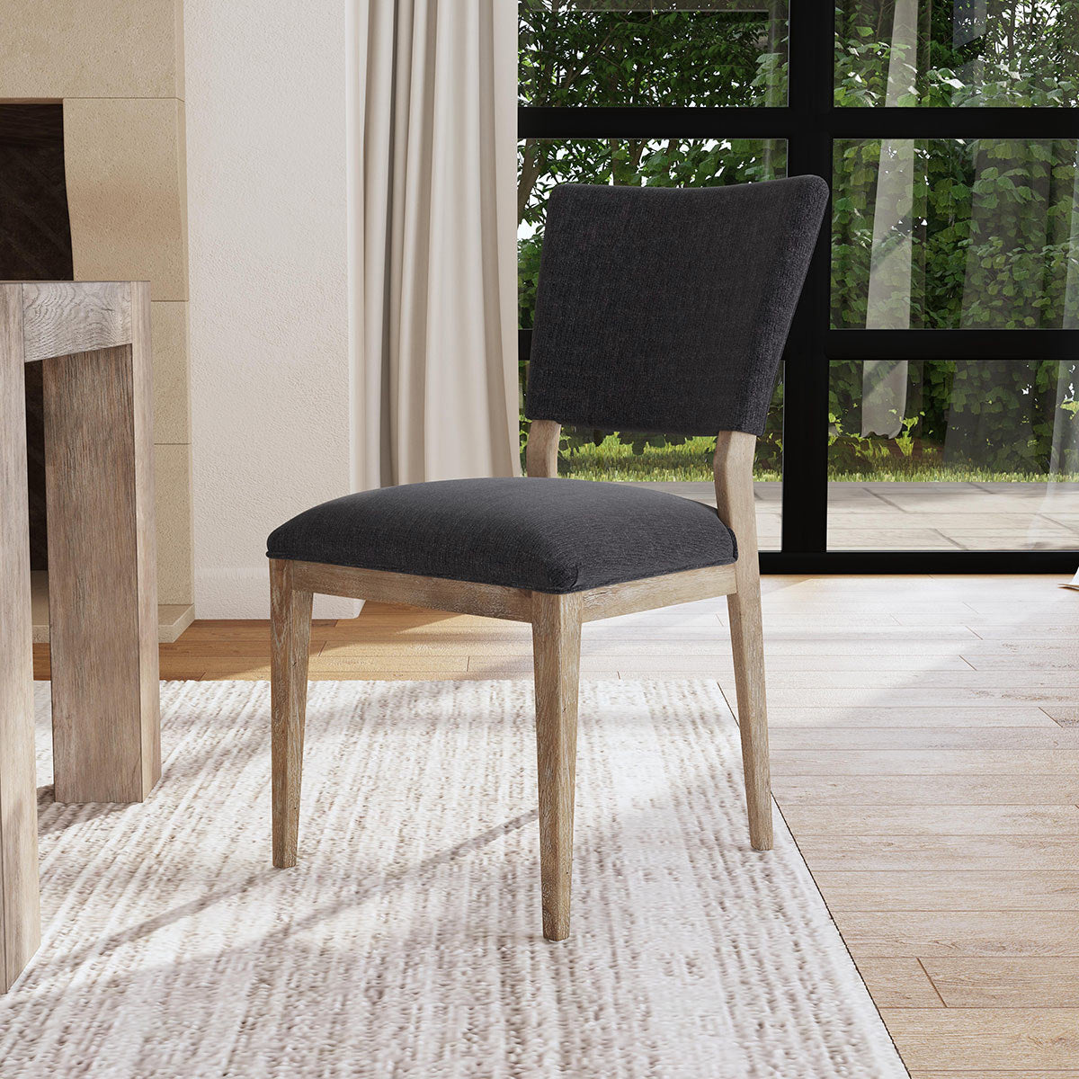 Phillip Dining Chair Set of 2 - Gray