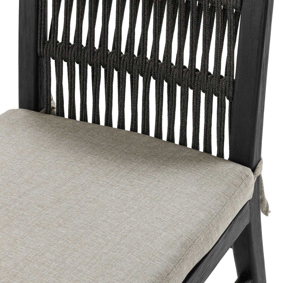 Westville Outdoor Dining Chair Set of 2 - Black