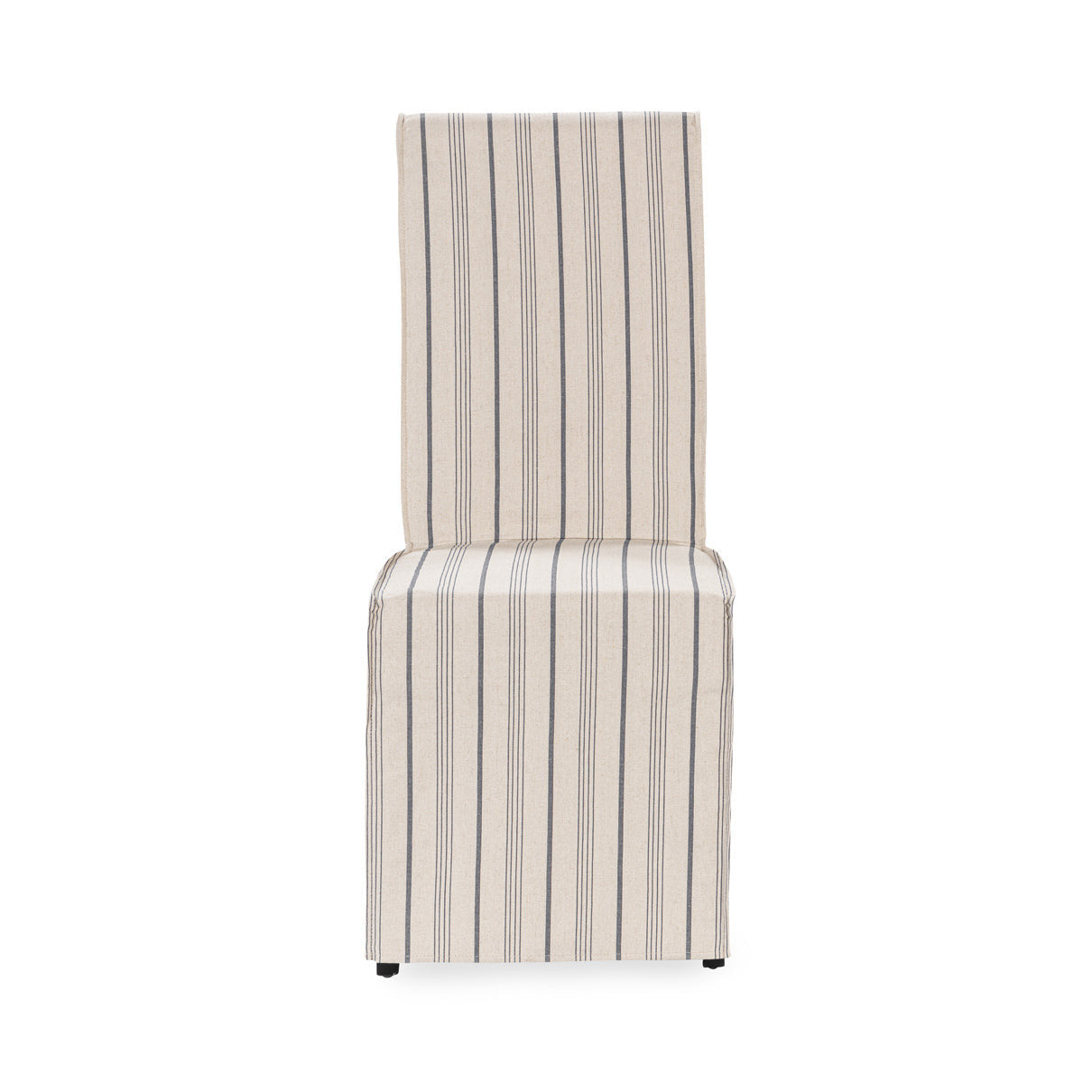 Arianna Upholstered Dining Chair Set of 2 - Navy Stripe