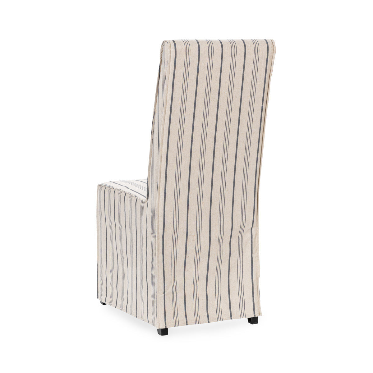 Arianna Upholstered Dining Chair Set of 2 - Navy Stripe