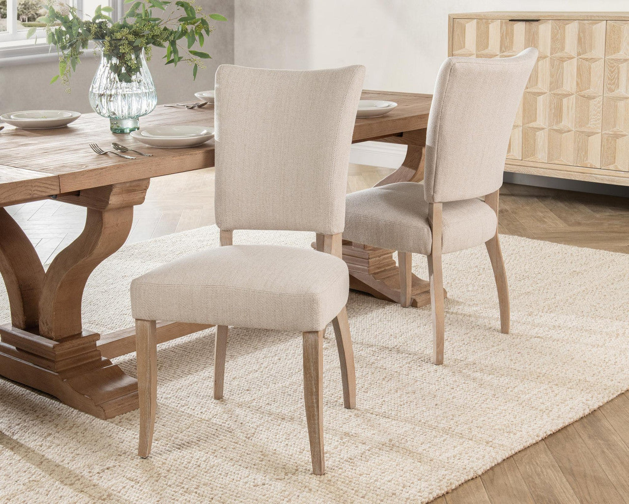 Ronan Upholstered Dining Chair Set of 2