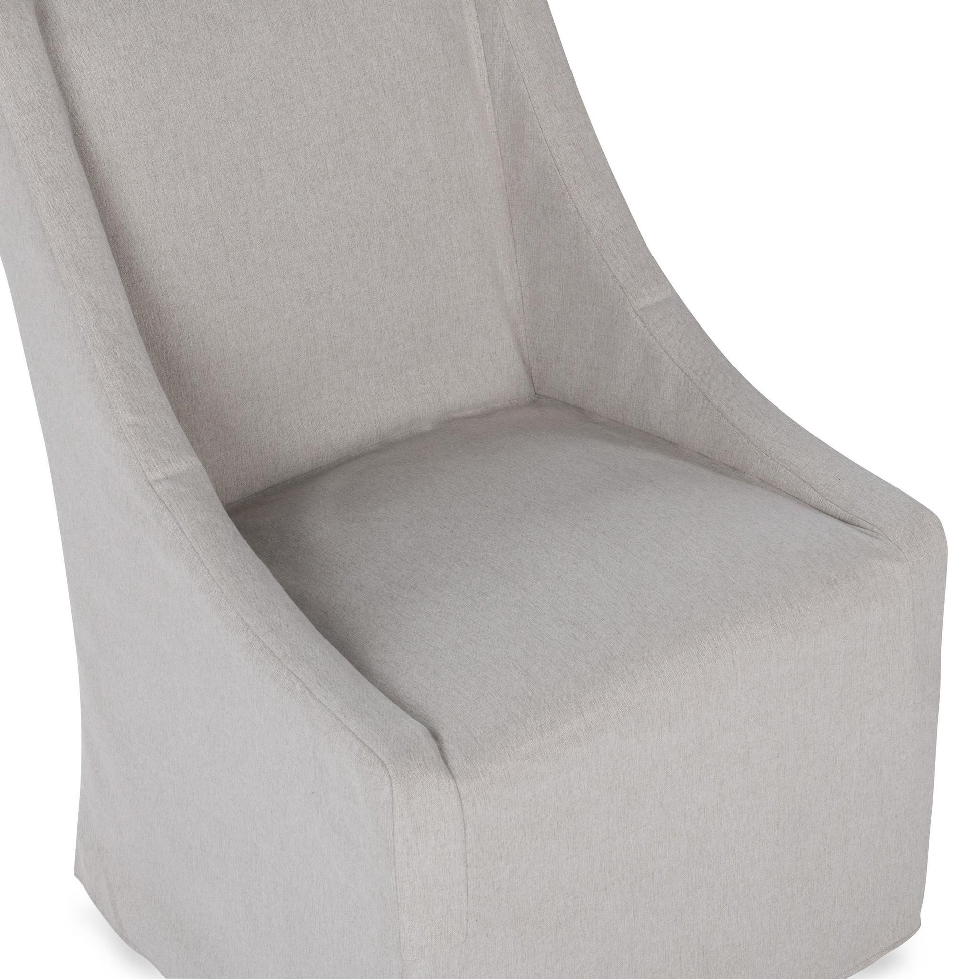 Warwick Dining Chair with Casters - Sandy Tan