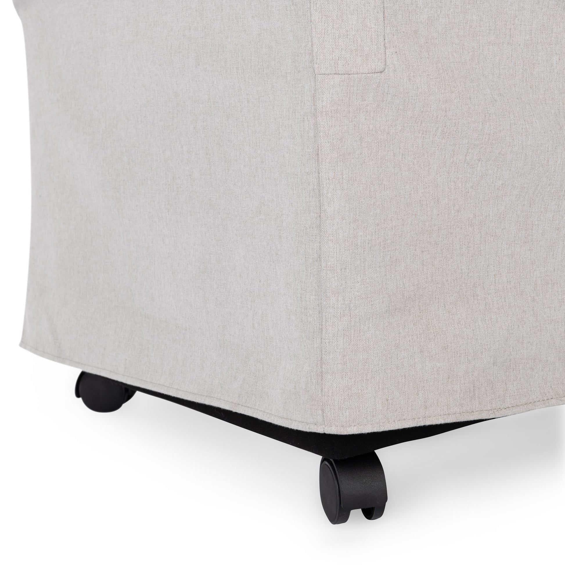Warwick Dining Chair with Casters - Sandy Tan