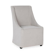 Warwick Dining Chair with Casters - Sandy Tan