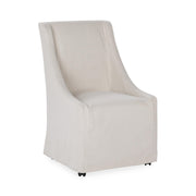 Warwick Dining Chair with Casters - Beige
