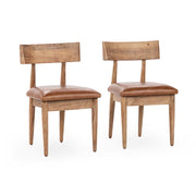Alvaro Dining Chair Set of 2 - Golden Wheat