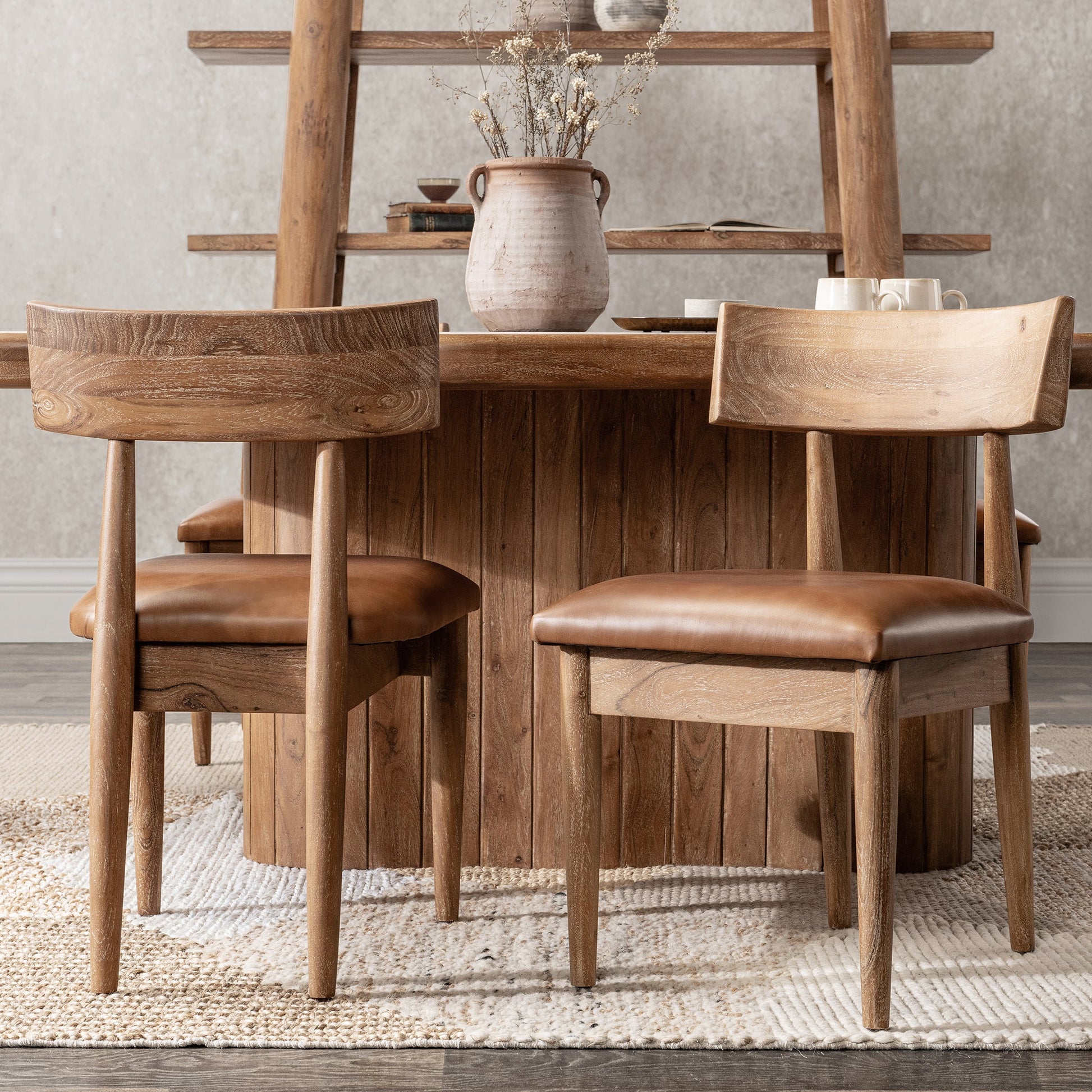 Alvaro Dining Chair Set of 2 - Golden Wheat