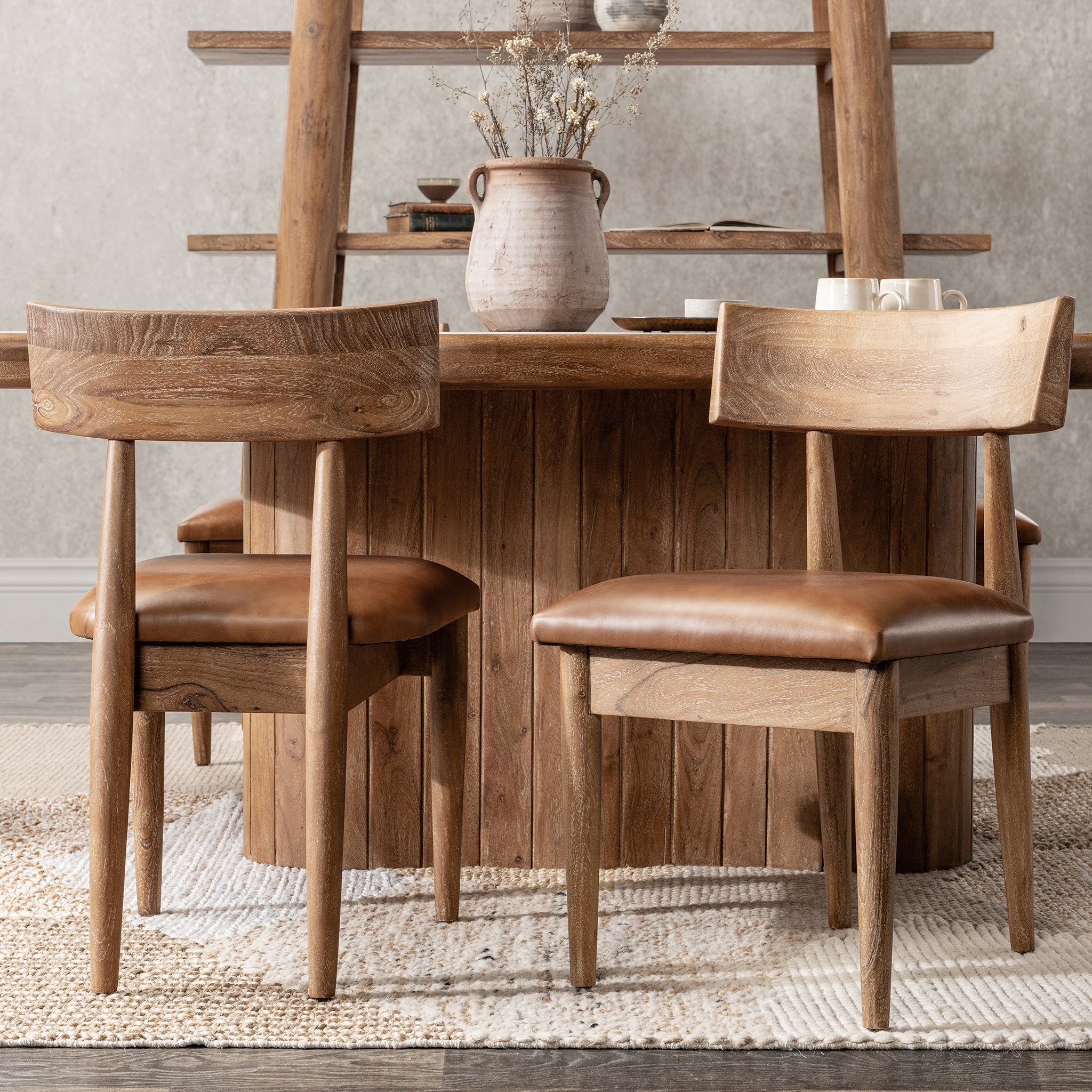 Alvaro Dining Chair Set of 2 - Golden Wheat