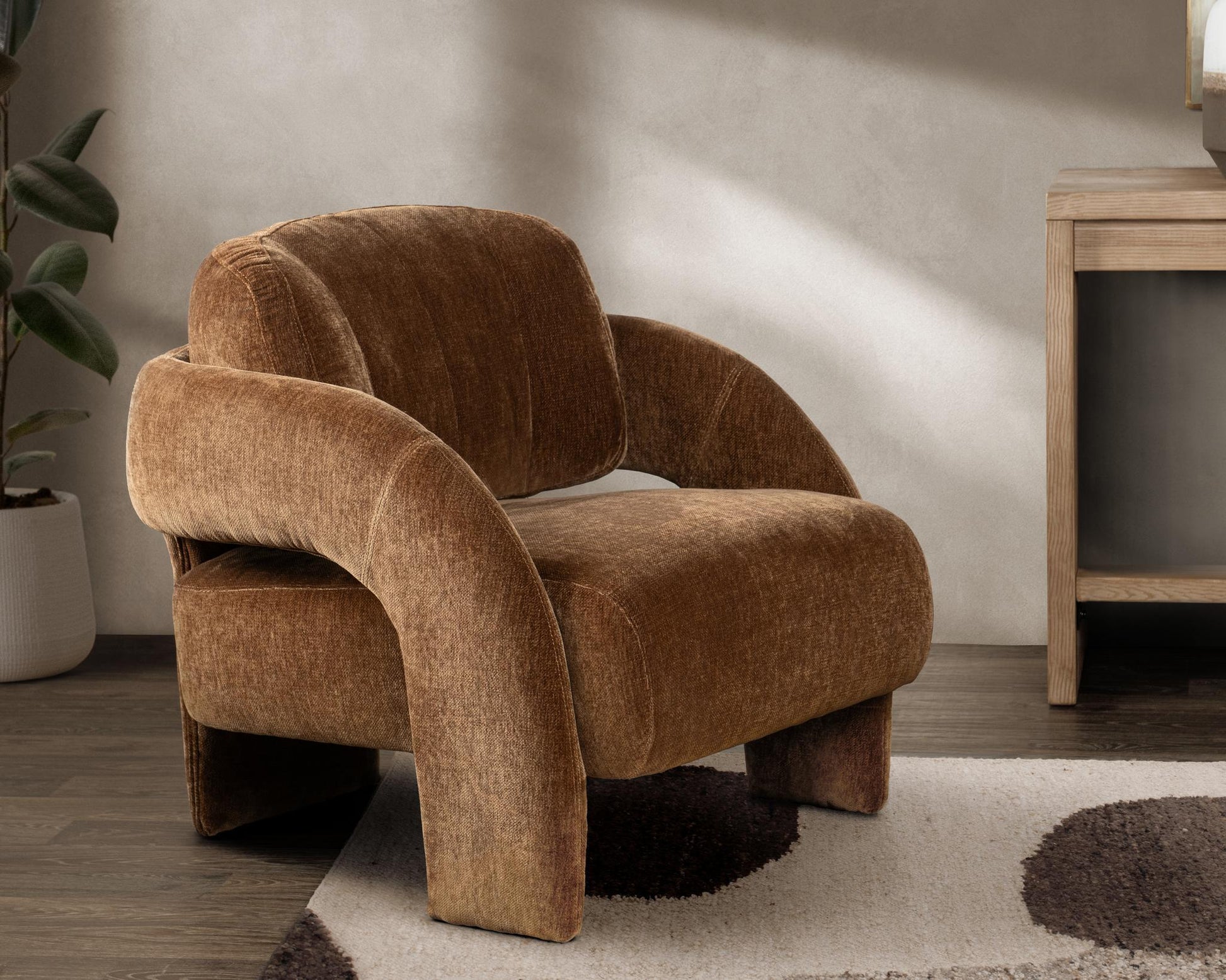 Salino Accent Chair - Bronze