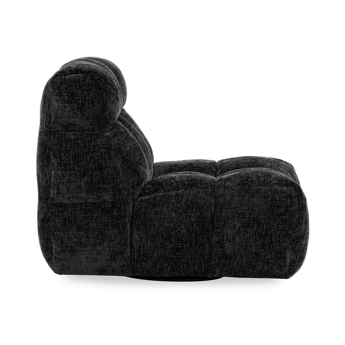 Roba Swivel Chair - Zinc - Black