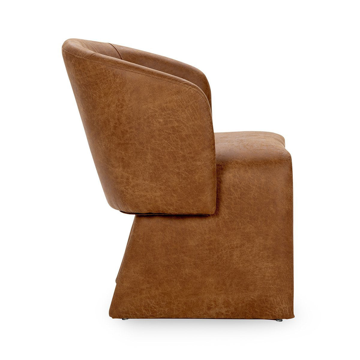 Halstead Upholstered Dining Chair - Cognac