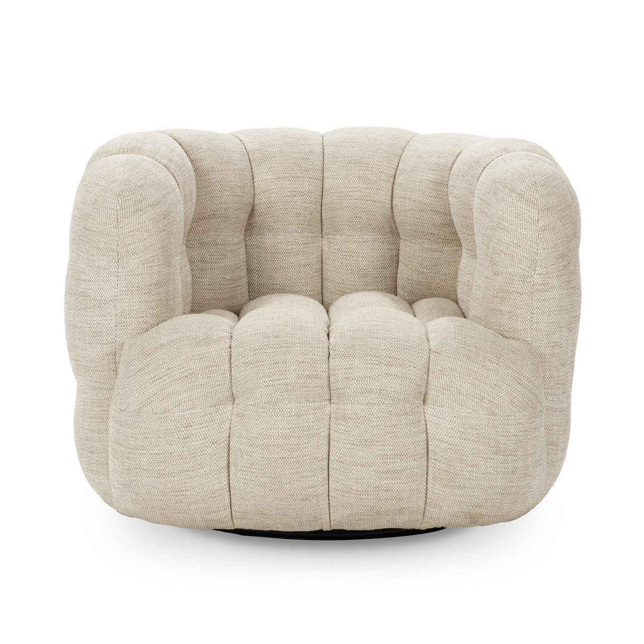 Walter Swivel Accent Chair - Flax