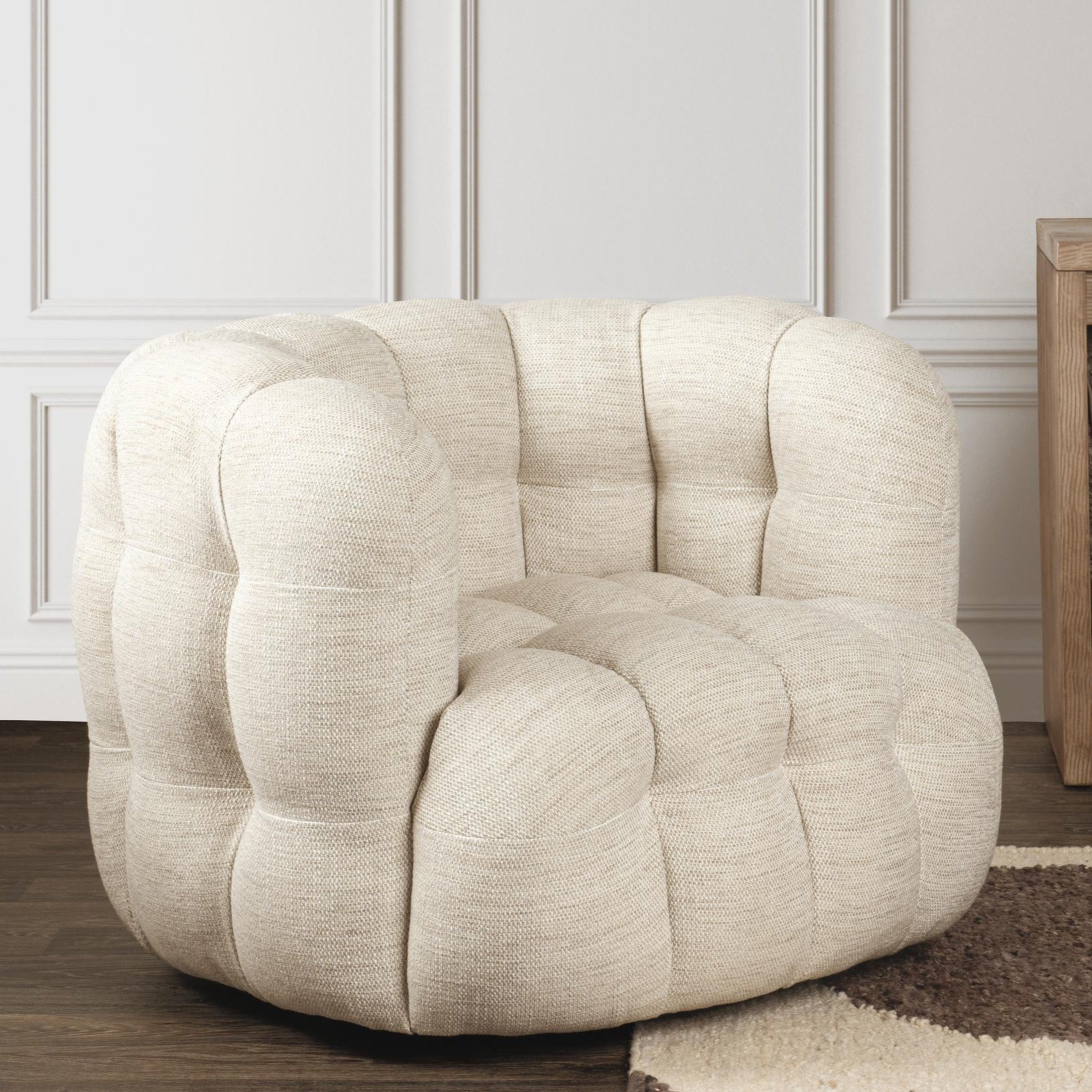 Walter Swivel Chair - Heathered Gray