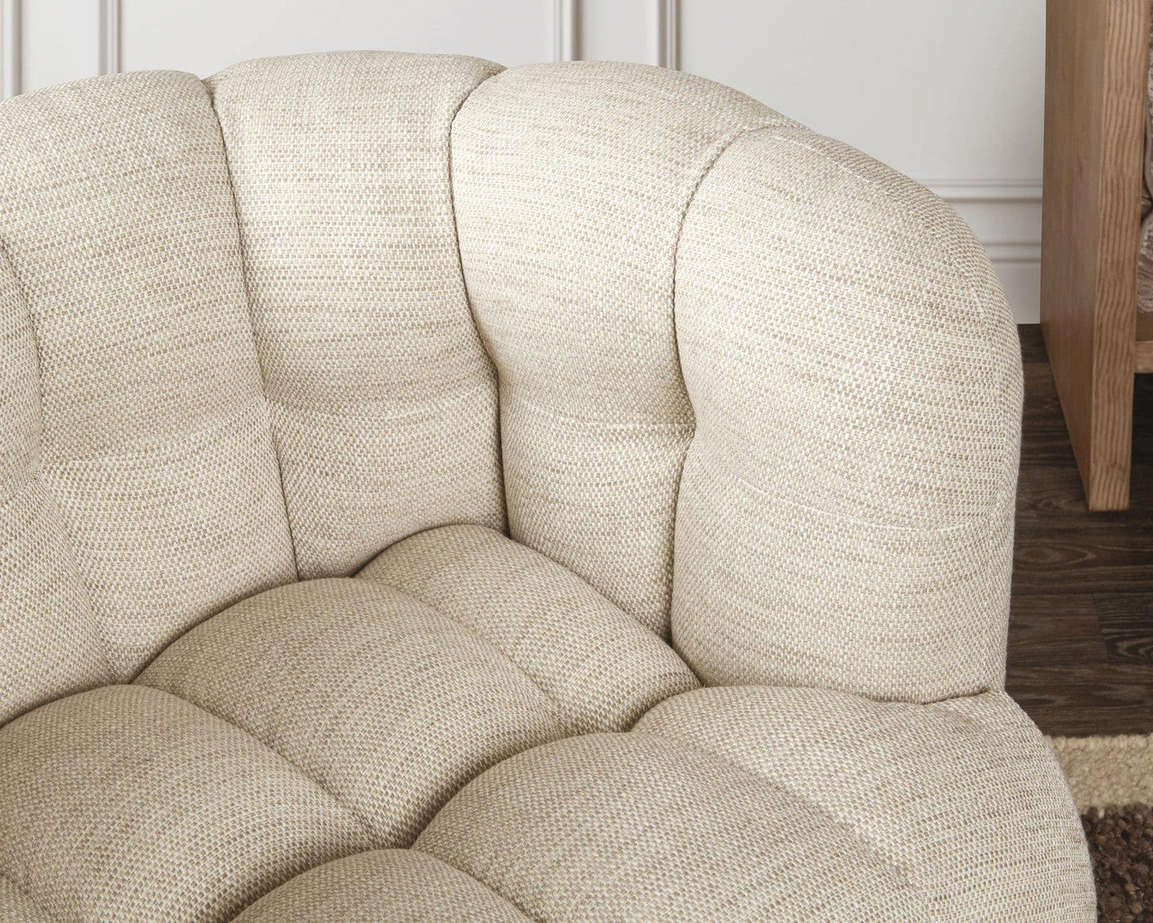 Walter Swivel Accent Chair - Flax