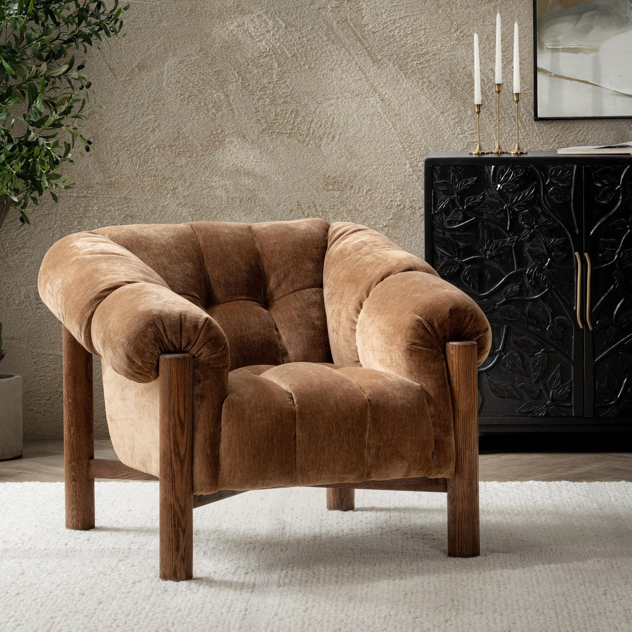 Sansa Upholstered Accent Chair - 53051817
