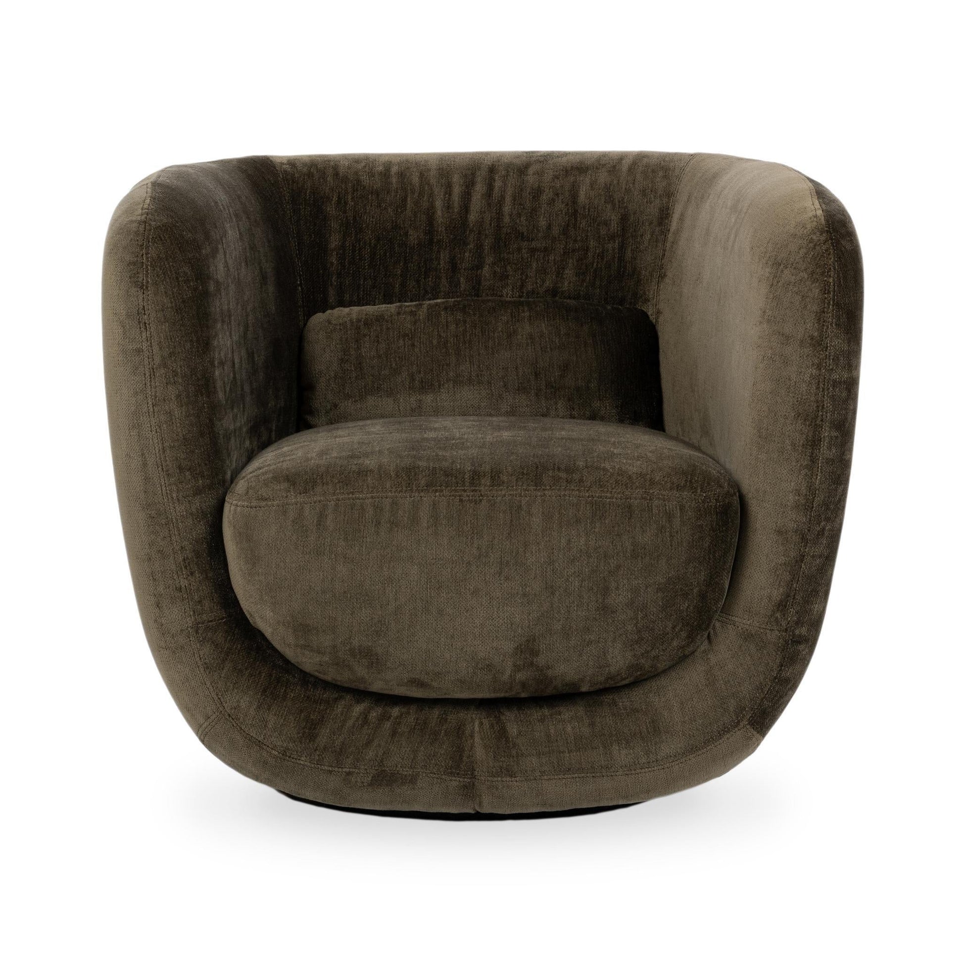 Nico Swivel Chair - Olive Green