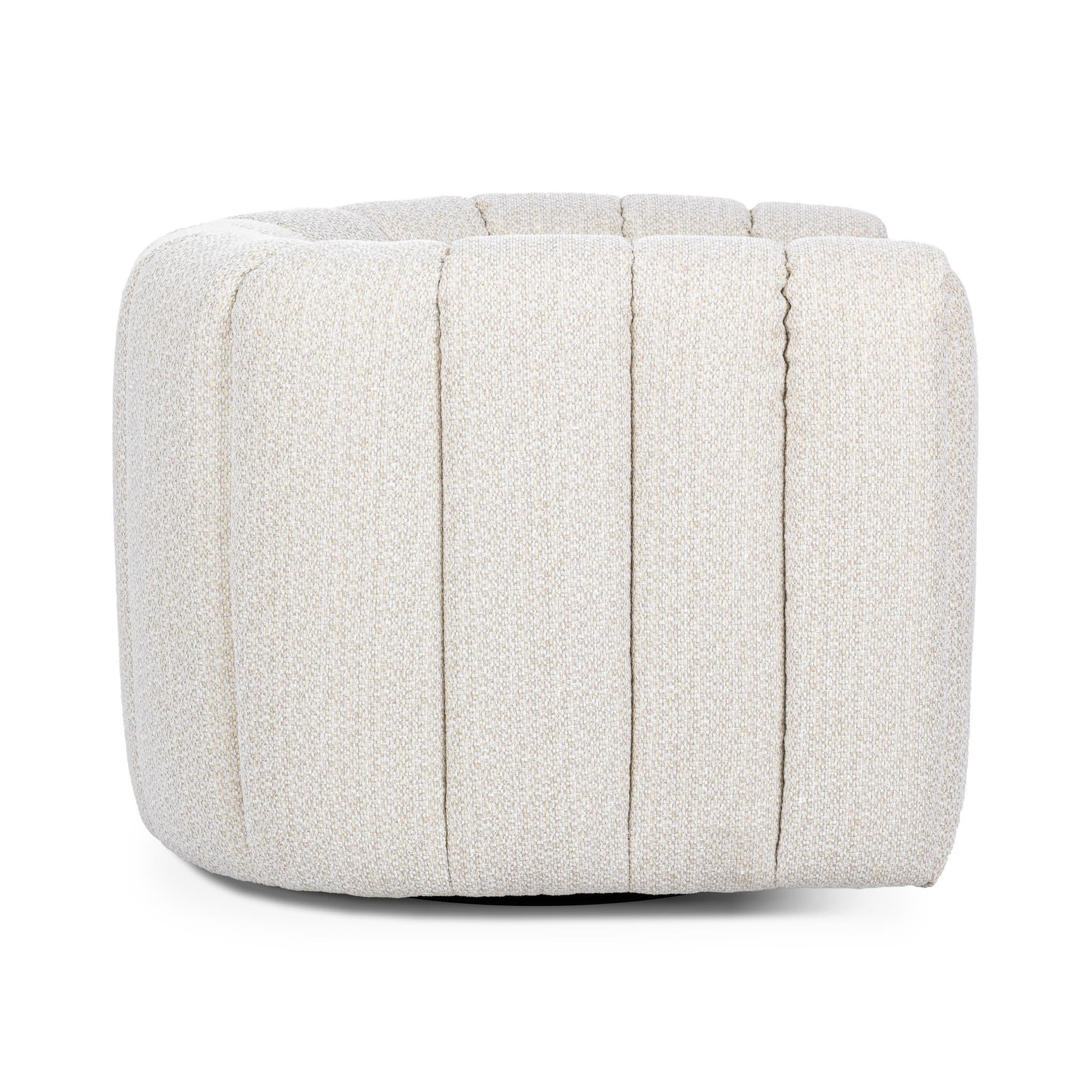 Lexa Swivel Chair - Cream