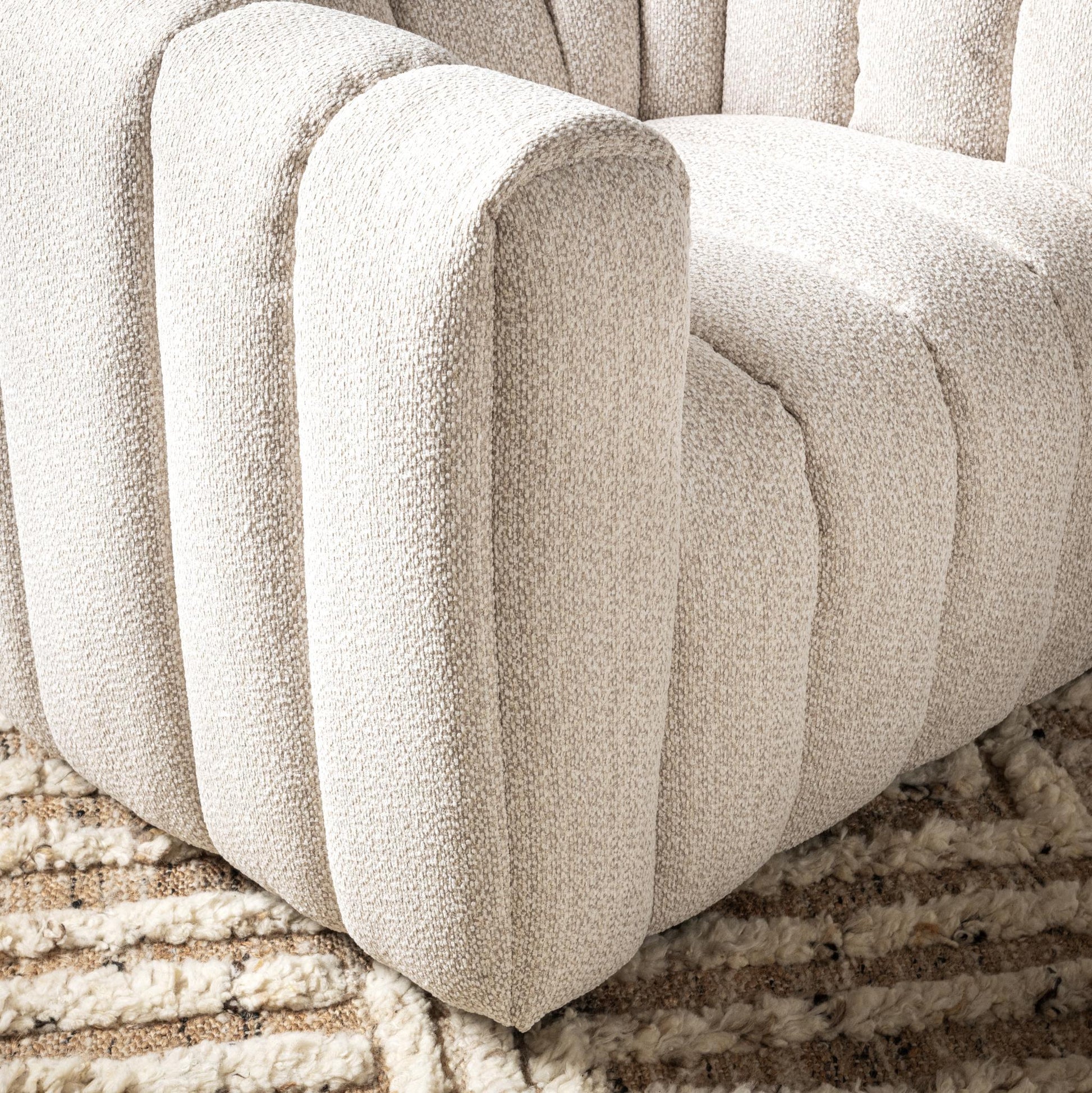 Lexa Swivel Chair - Cream