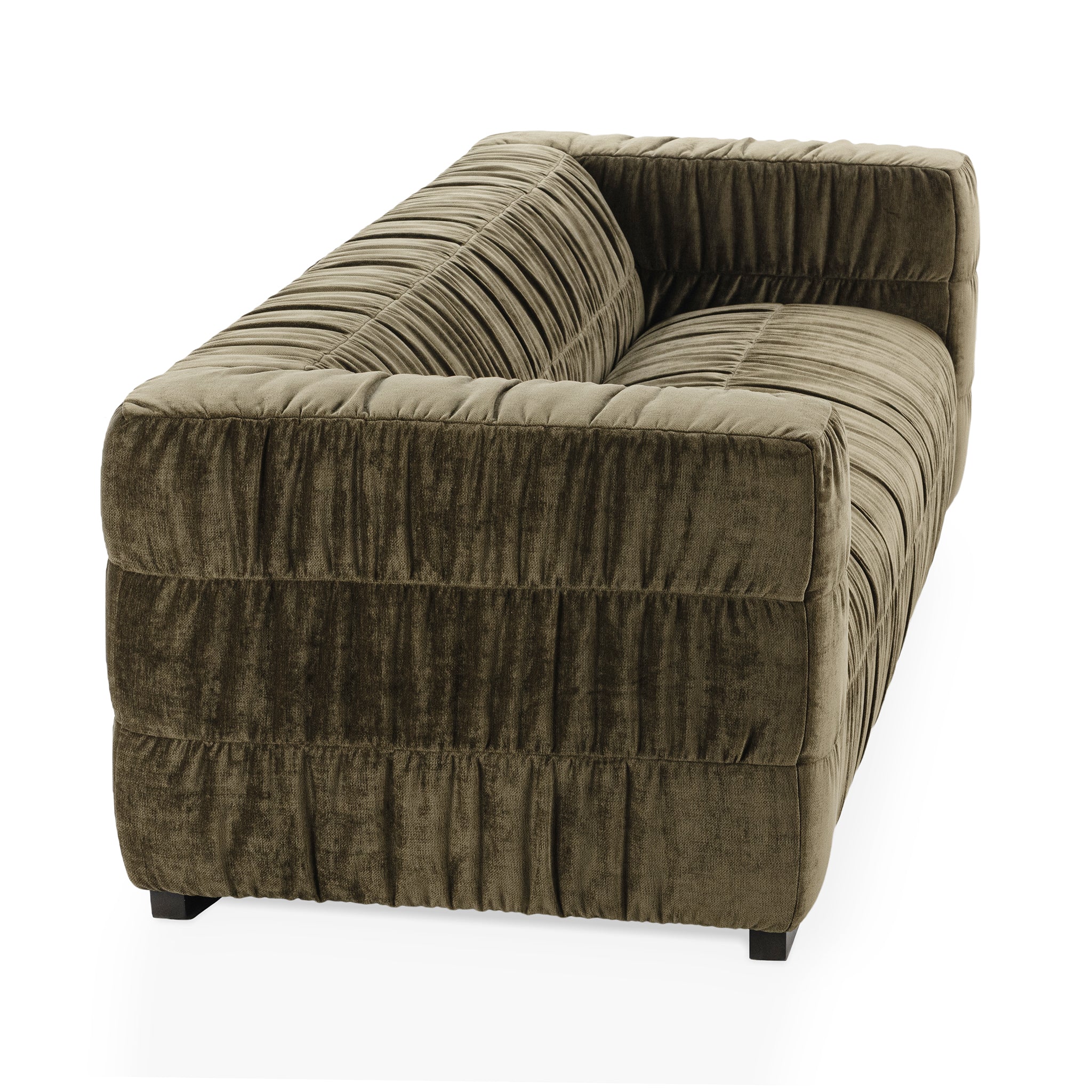 Afeela Upholstered Sofa - Olive Green