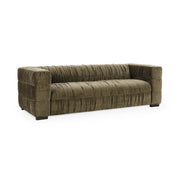 Afeela Upholstered Sofa - Olive Green