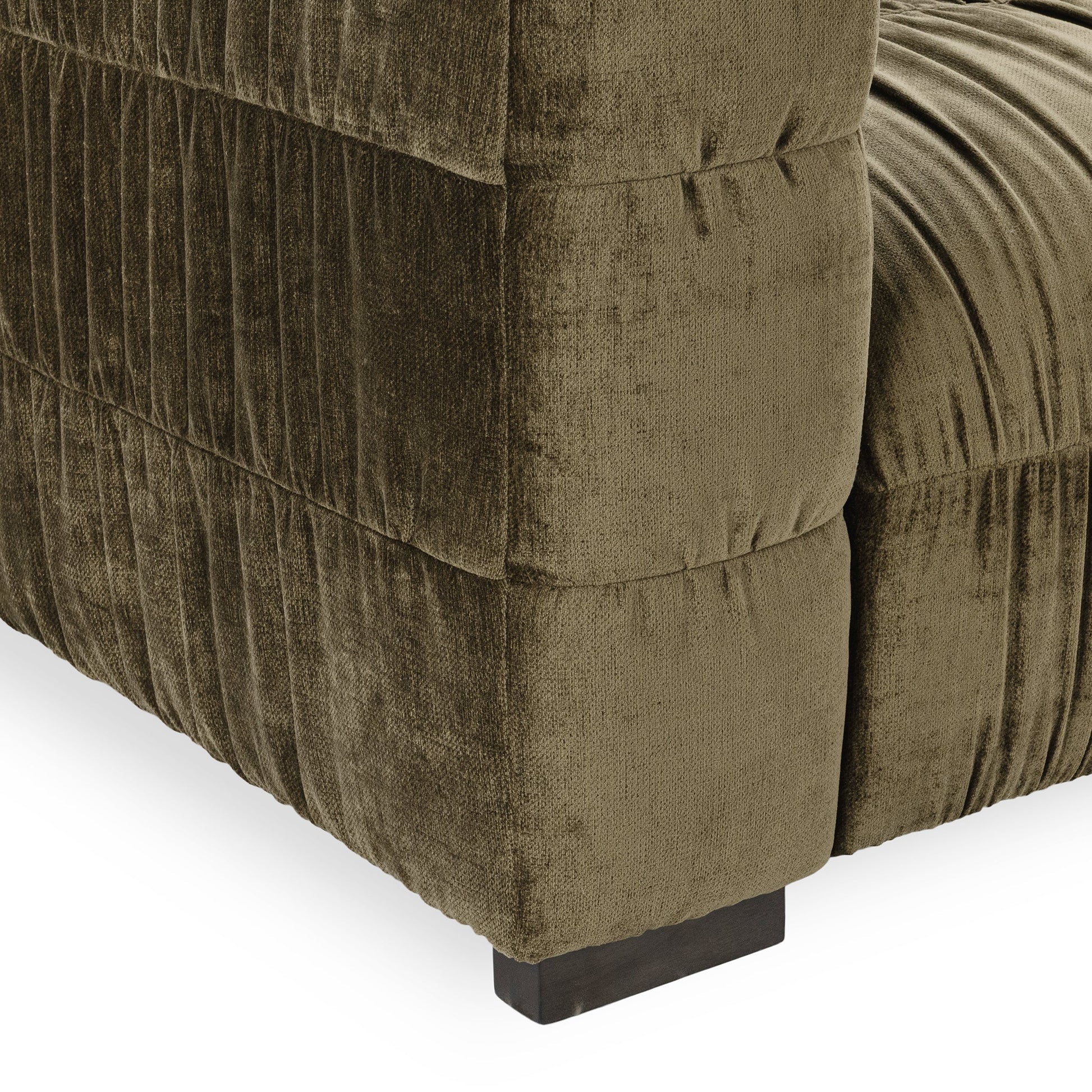 Afeela Upholstered Sofa - Olive Green