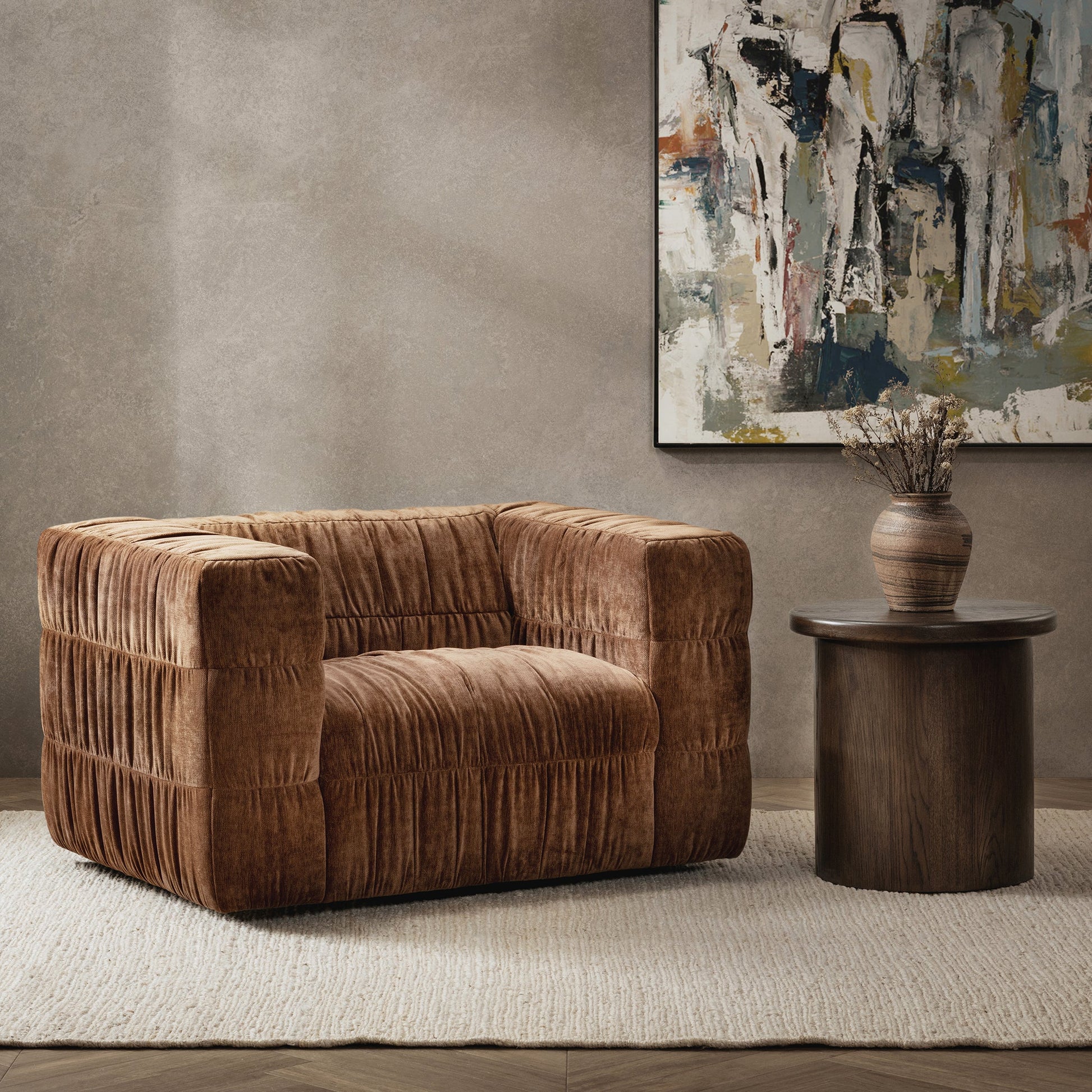 Afeela Swivel Chair - Bronze