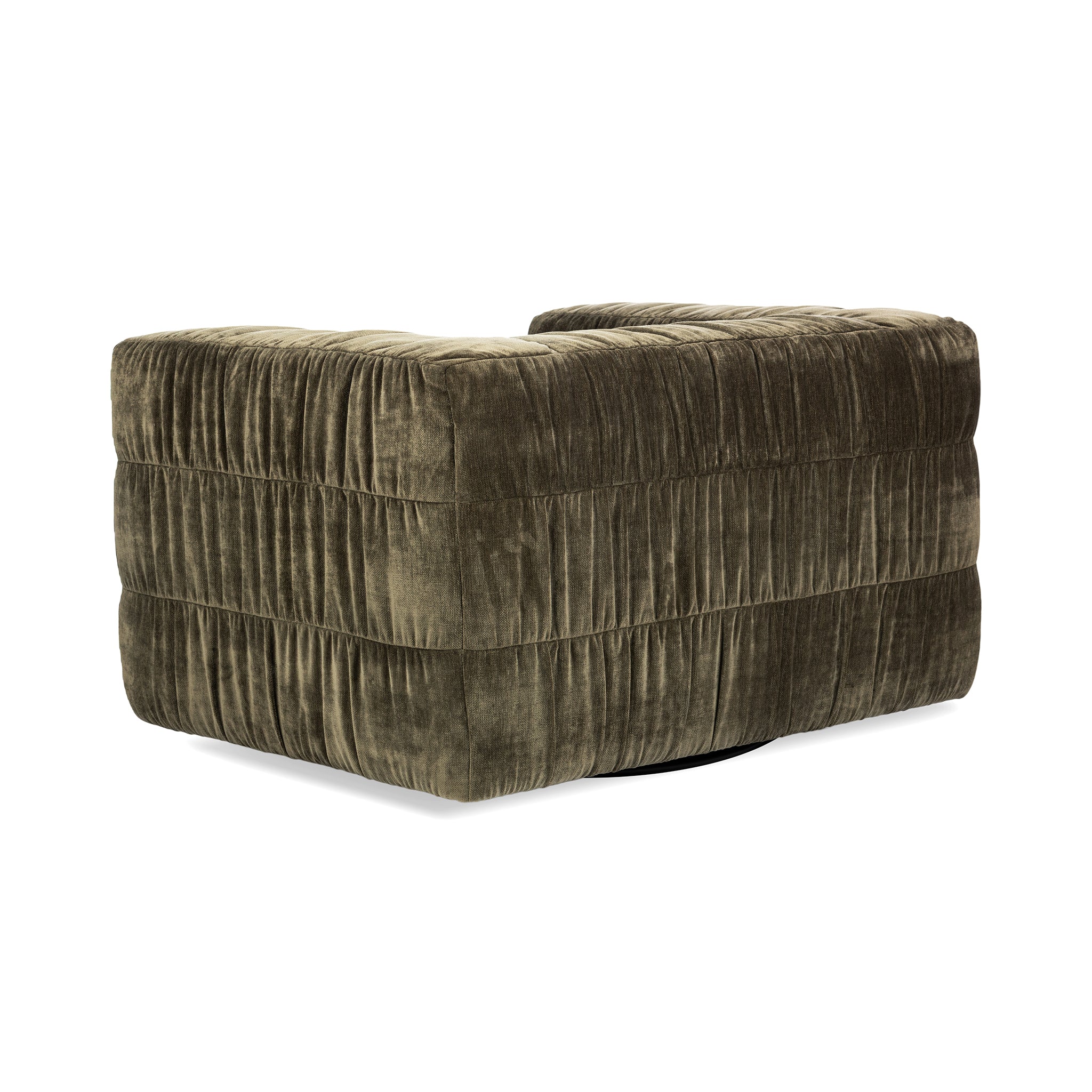 Afeela Swivel Chair - Olive Green