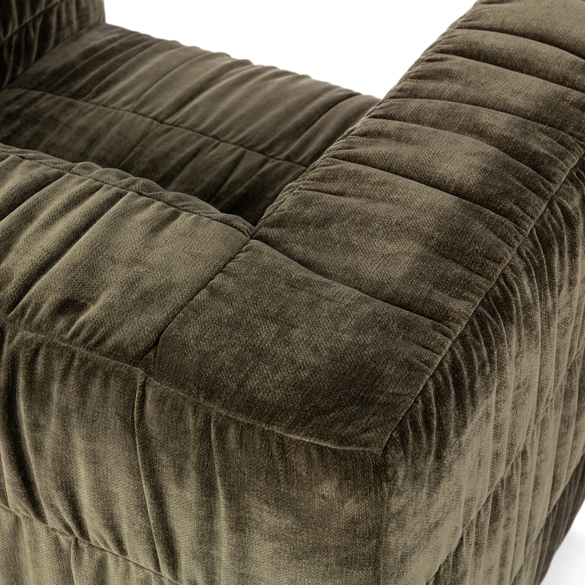 Afeela Swivel Chair - Olive Green